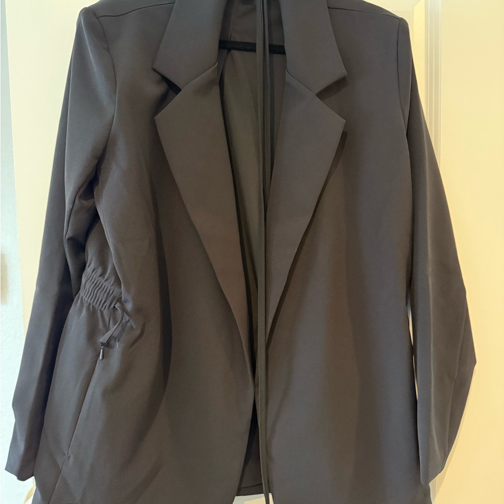 Athleta Women's Black Travel Blazer
